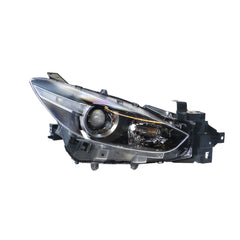 Halogen Manual Adjust Head Lamp Drivers Side OEM suits Mazda 3 BN