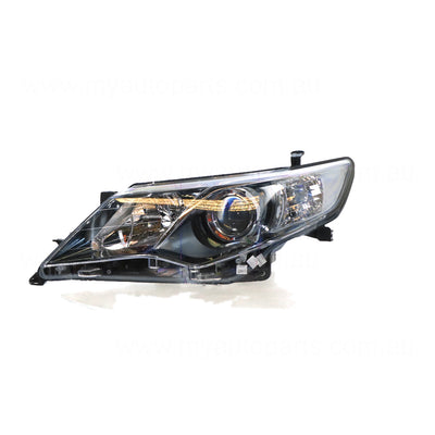 Halogen Head Lamp Passenger Side OEM Suits Toyota Camry AVV50R 2012 to 2015