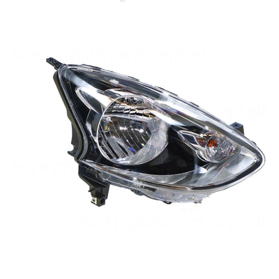 Halogen Head Lamp Drivers Side Genuine Suits Nissan Micra K13 2015 to 2016
