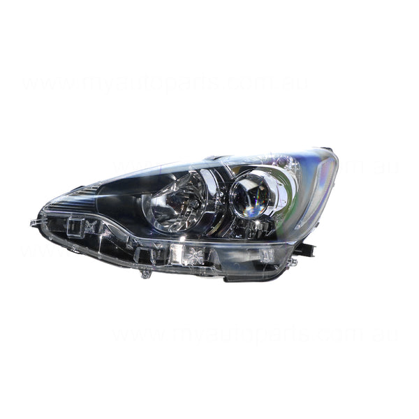 Electric Adjust Head Lamp Passenger Side OEM Suits Toyota Prius-C NHP10R i-Tech2011 to 2015