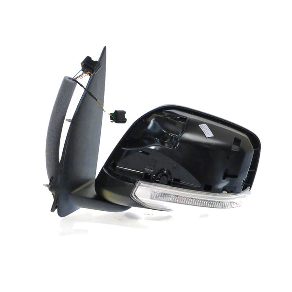 Black Door Mirror Electric Adjust Passenger Side OEM Suits Nissan Navara D40 2010 to 2015