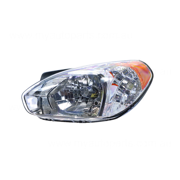 Head Lamp Passenger Side Certified Suits Hyundai Accent MC 2006 to 2009