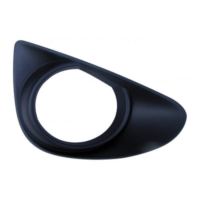 Front Bar Grille With Fog Light Mount Drivers Side Aftermarket Suits Toyota Yaris YRX NCP131 8/2011 to 7/2014