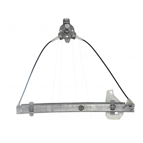 Front Door Window Regulator Drivers Side Aftermarket Suits Hyundai Accent LC 2000 to 2006