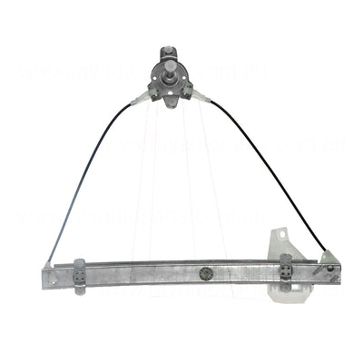 Front Door Window Regulator Drivers Side Aftermarket Suits Hyundai Accent LC 2000 to 2006
