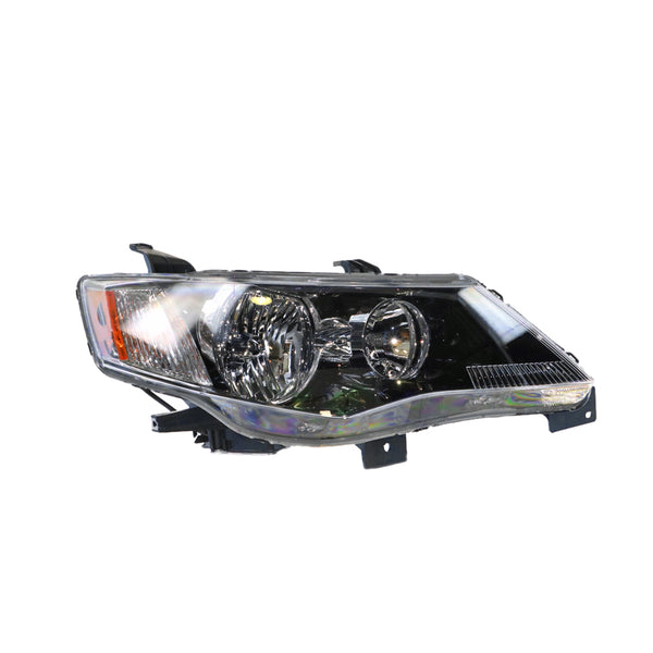 Xenon Head Lamp Black Drivers Side OEM Suits Mitsubishi Outlander ZG 2006 to 2009