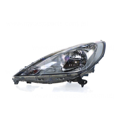 Halogen Manual Adjust Head Lamp Passenger Side Genuine Suits Honda Jazz GE 2008 to 2014