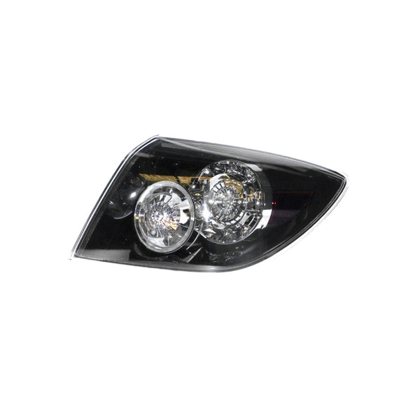 Black LED Tail Lamp Drivers Side OEM Suits Mazda 3 SP23/MPS BK Hatch 1/2004 to 2/2009