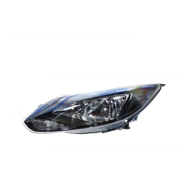 Black Head Lamp Passenger Side OEM Suits Ford Focus LW 2012 to 2015