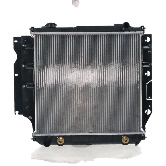Radiator 31 / 38 mm Plastic Aluminium 460 x 488 x 32 mm Manual/Auto 4.0L L VP Aftermarket Suits Jeep Wrangler TJ 1996 to 2007