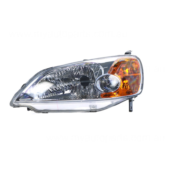 Head Lamp Passenger Side Certified Suits Honda Civic ES 2000 to 2002