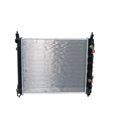 Radiator 28 / 28 mm Plastic Aluminium 450 x 405 x 16 mm Automatic 1.5 L HR15 Aftermarket Suits Nissan Micra K13 2010 to 2013
