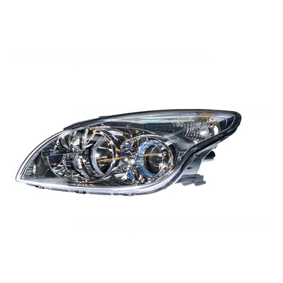 Head Lamp Passenger Side Certified Suits Hyundai i30 FD 5 Door 8/2007 to 12/2007
