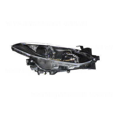 Halogen Head Lamp Drivers Side Genuine Suits Mazda 3 BM 11/2013 to 5/2016