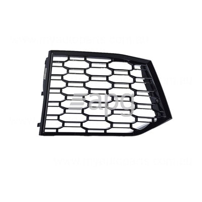 Front Bar Grille Drivers Side OEM Suits Audi RS3 8V 2017 to 2021