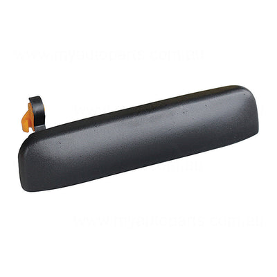 Black Front Door Outer Handle Driver Side Aftermarket Suits Nissan Navara D22 2001 to 2015
