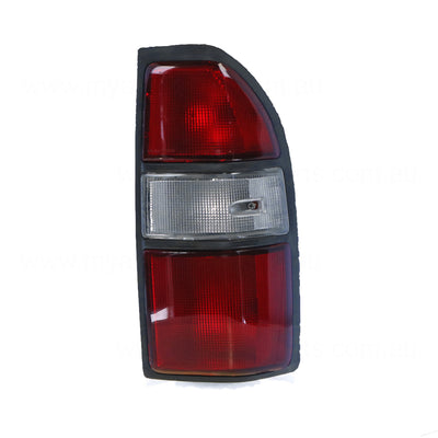 Red/Clear Tail Lamp Drivers Side Aftermarket Suits Toyota Prado 95 Series 1996 to 1999