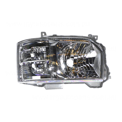 Halogen Head Lamp Drivers Side Genuine Suits Toyota Hiace LWB 2013 to 2019