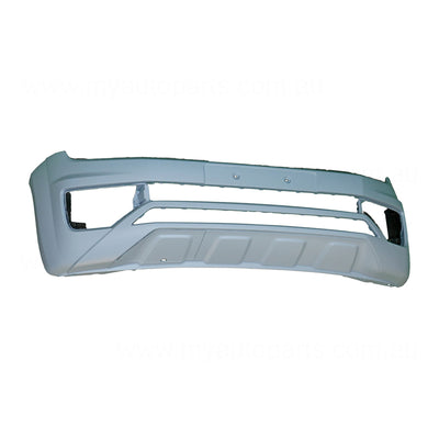 Genuine Front Bar Plain With Fog Light Without Head Lamp Washer suits Volkswagen Amarok 2H 2016 onwards