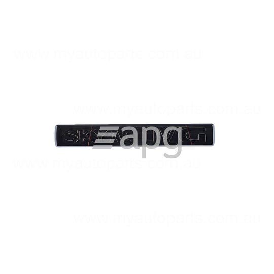 Boot lid Emblem "Skyactiv G" OEM suits Mazda 3 BP Sedan 2019 On