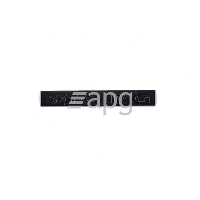 Boot lid Emblem "Skyactiv G" OEM suits Mazda 3 BP Sedan 2019 On