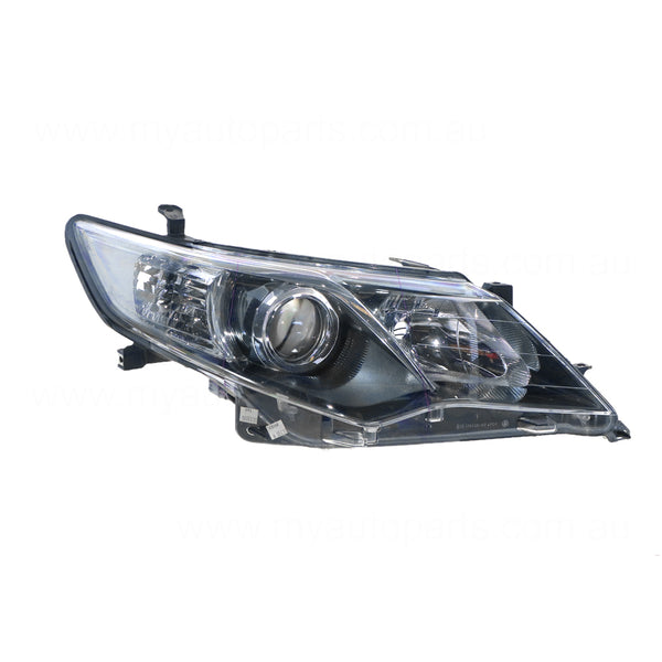 Halogen Head Lamp Drivers Side OEM Suits Toyota Camry AVV50R 2012 to 2015