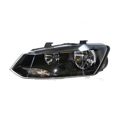 Head Lamp Passenger Side OES  Suits Volkswagen Polo 6R 2014 to 2018