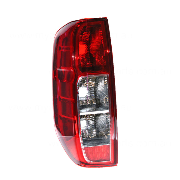 Red/Clear Tail Lamp Passenger Side OEM Suits Nissan Navara D40 2005 to 2015