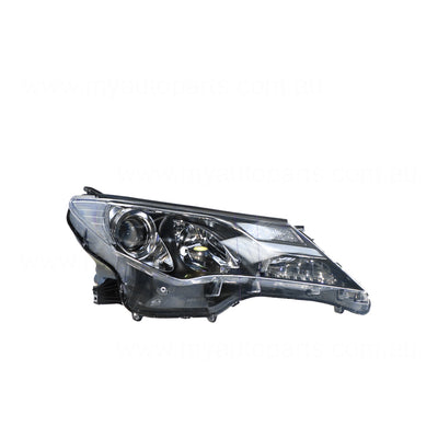 Halogen Head Lamp Drivers Side Genuine Suits Toyota RAV4 GX 2012 to 2015