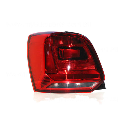 Tail Lamp Passenger Side Genuine Suits Volkswagen Polo 6R 2014 to 2018