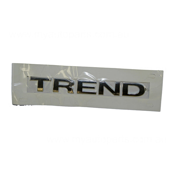 Boot lid Emblem "Trend" OEM suits Ford Focus LW/LZ 6/2012 to 8/2018