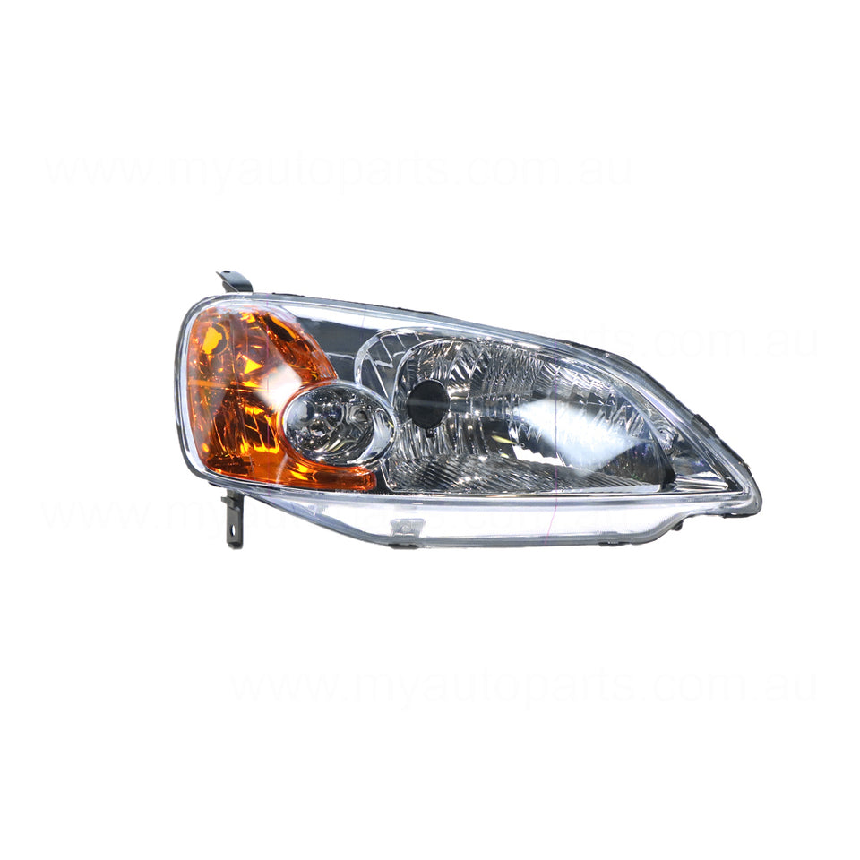 Head Lamp Drivers Side Certified Suits Honda Civic ES 2000 to 2002