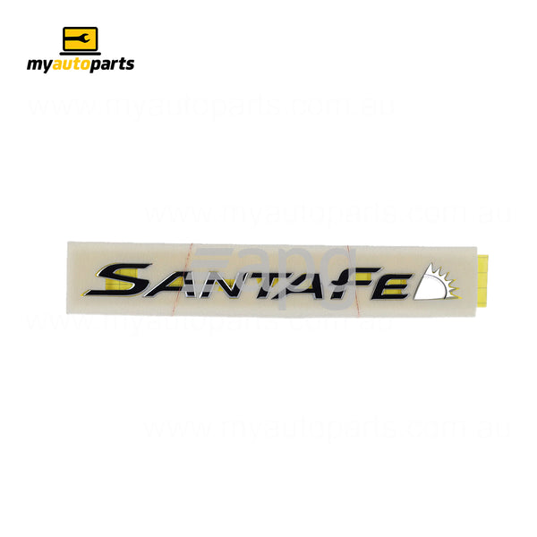 Tail Gate Emblem Genuine Suits Hyundai Santa Fe DM 2012 to 2018