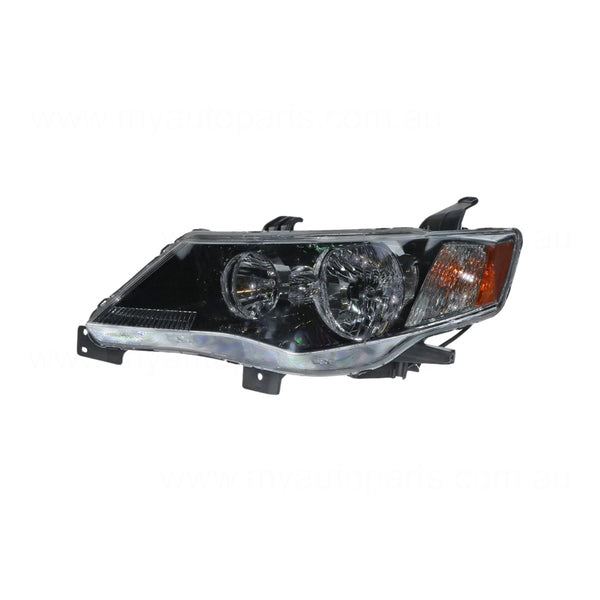 Halogen Head Lamp Passenger Side OEM Suits Mitsubishi Outlander ZG 2007 to 2009
