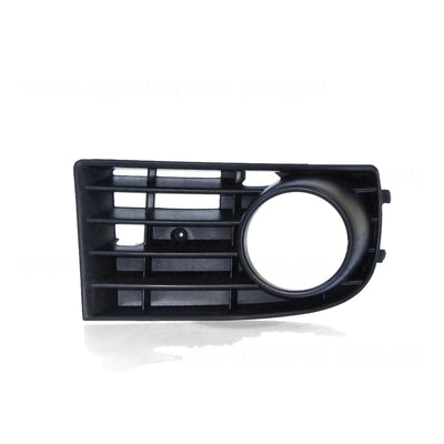 Black Front Bar Grille With Fog Light Mount Drivers Side Certified Suits Volkswagen Golf MK 5 7/2004 to 2/2009