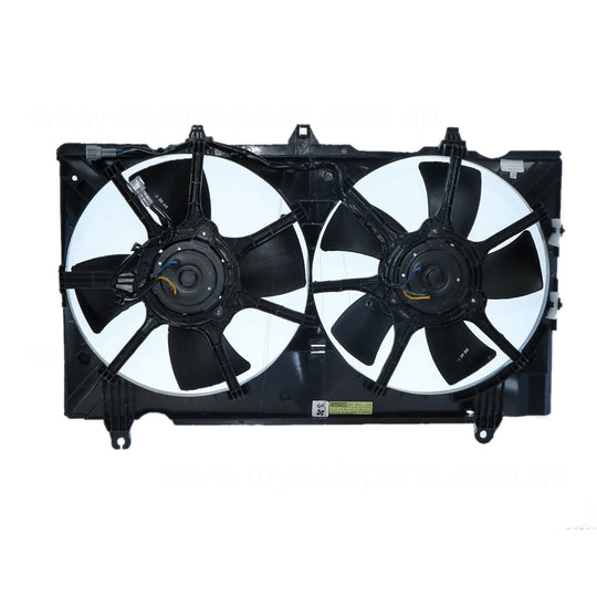 12 v Radiator Fan Assembly Aftermarket Suits Nissan 350Z Z33 2007 to 2009