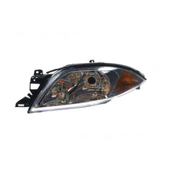 Chrome Halogen Head Lamp Amber Indicator Passenger Side Certified Suits Ford Falcon Fairmont/Ghia AU2/AU3 2000 to 2002