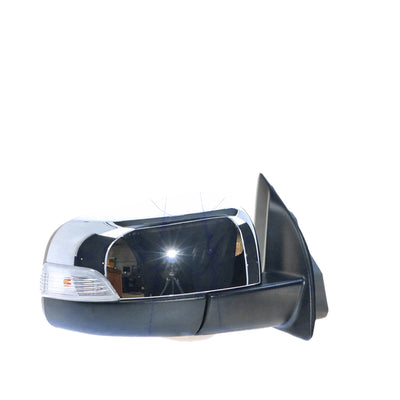 Chrome Door Mirror With Indicator Drivers Side Genuine Suits Ford Ranger PX 9/2011 to 9/2018