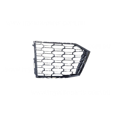 Front Bar Grille Passenger Side Genuine Suits Audi RS3 8V 2017 to 2021