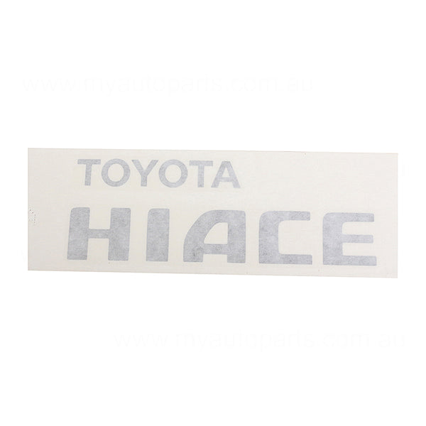 Tail Gate Emblem OEM suits Toyota Hiace