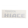 Tail Gate Emblem OEM suits Toyota Hiace