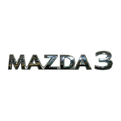 Tail Gate Emblem "Mazda 3" Genuine suits Mazda 3 BP Hatch 2019 On