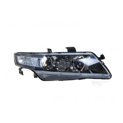 Halogen Head Lamp Drivers Side Certified Suits Honda Accord Euro CL 2005 to 2008