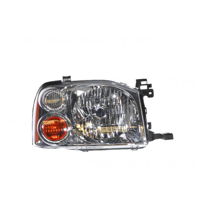 Halogen Head Lamp Drivers Side Genuine Suits Nissan Navara D22 2001 to 2015