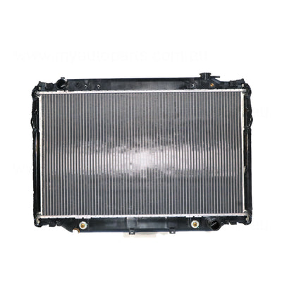 Radiator 38 / 42 mm Plastic Aluminium 425 x 718 x 36 mm Mauto 4.0 L 3FE 4.5 L 1FZ Aftermarket Suits Toyota Landcruiser FZJ80R/HDJ80R/HZJ80R 1990 to 1998