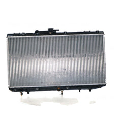 Radiator 28 / 28 mm Plastic Aluminium 325 x 638 x 16 mm Automatic 1.4 L 4E Aftermarket Suits Toyota Starlet EP91R 1996 to 1999