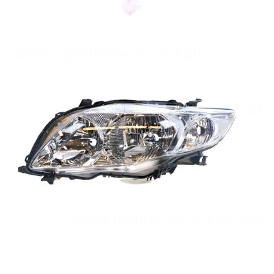Xenon Head Lamp Passenger Side OEM Suits Toyota Corolla ZRE152R 2007 to 2010