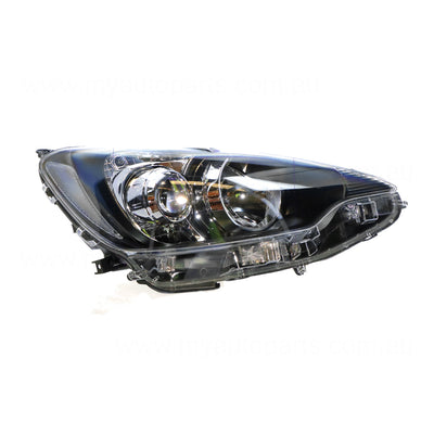 Electric Adjust Head Lamp Drivers Side Genuine Suits Toyota Prius-C NHP10R i-Tech2011 to 2015