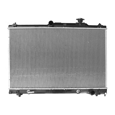 Radiator 34 / 34 mm Plastic Aluminium 450 x 728 x 26 mm Mauto 2.4 L 2AZ Aftermarket Suits Toyota Tarago ACR30R 2000 to 2005