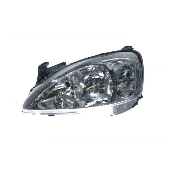 Head Lamp Passenger Side Certified Suits Holden Barina SXi XC 2001 to 2005